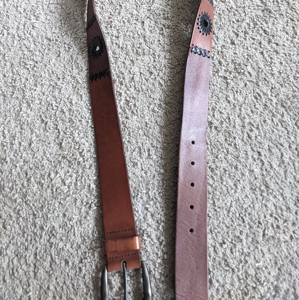 Leather belt XL